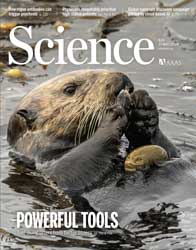 cover of 'science' magazine