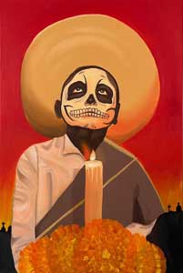 dia de los muertos painting by jake prendez