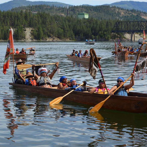 Shovelnose canoes once again journey the Columbia River | Burke Museum