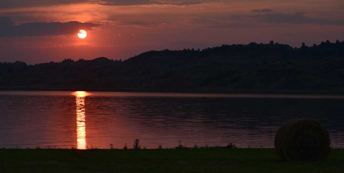 Sunset on the final day of DIG Field School 2024. 