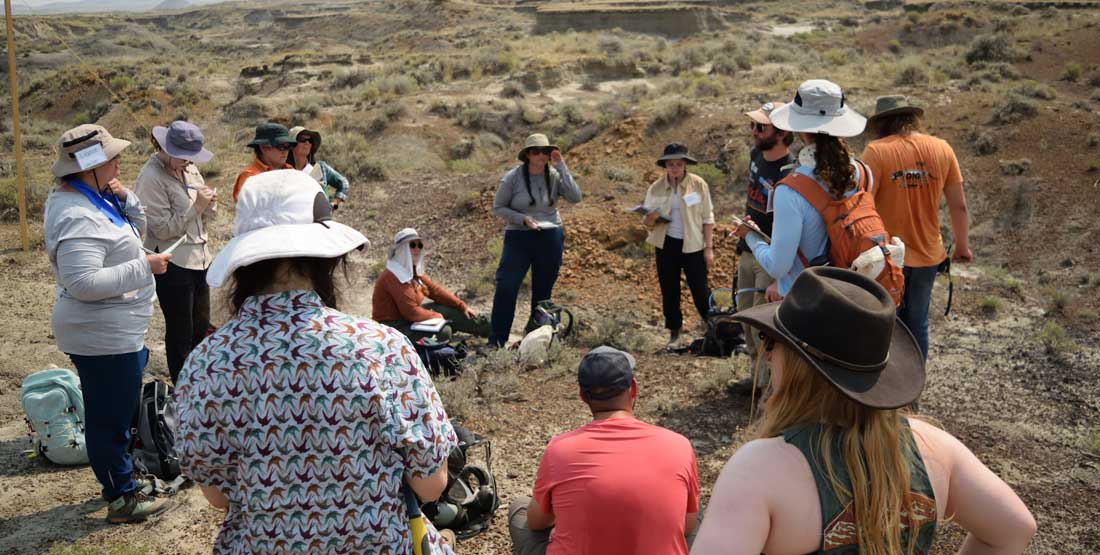 Participants take notes of all the vital information they observe about the locality.  