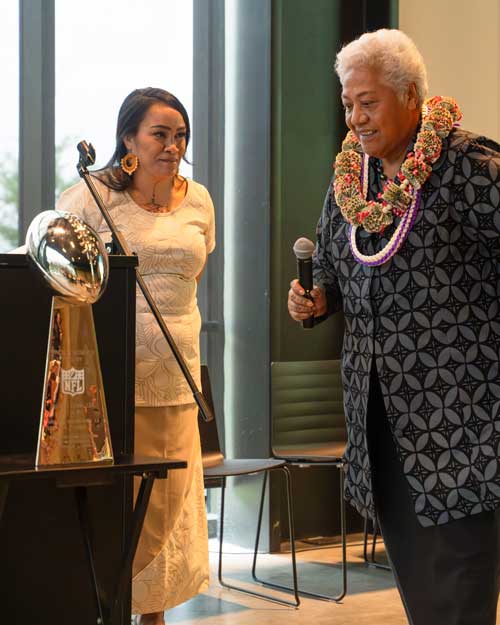 Prime Minister of Samoa Fiame Naomi Mata’afa