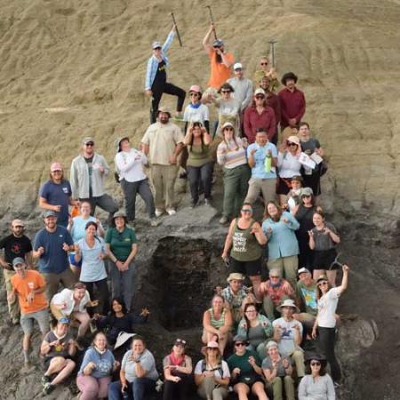 2024 dig field school group photo