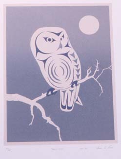 Snow Owl, 
Susan A. Point, 1986